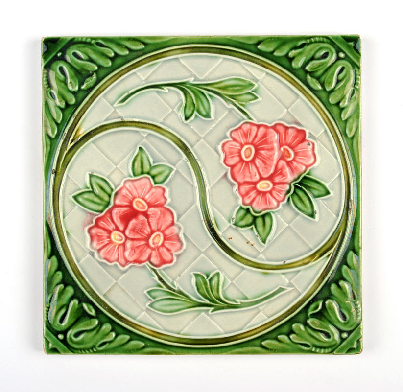 JUGENDSTILKAKEL. Art Nouveau kakel.