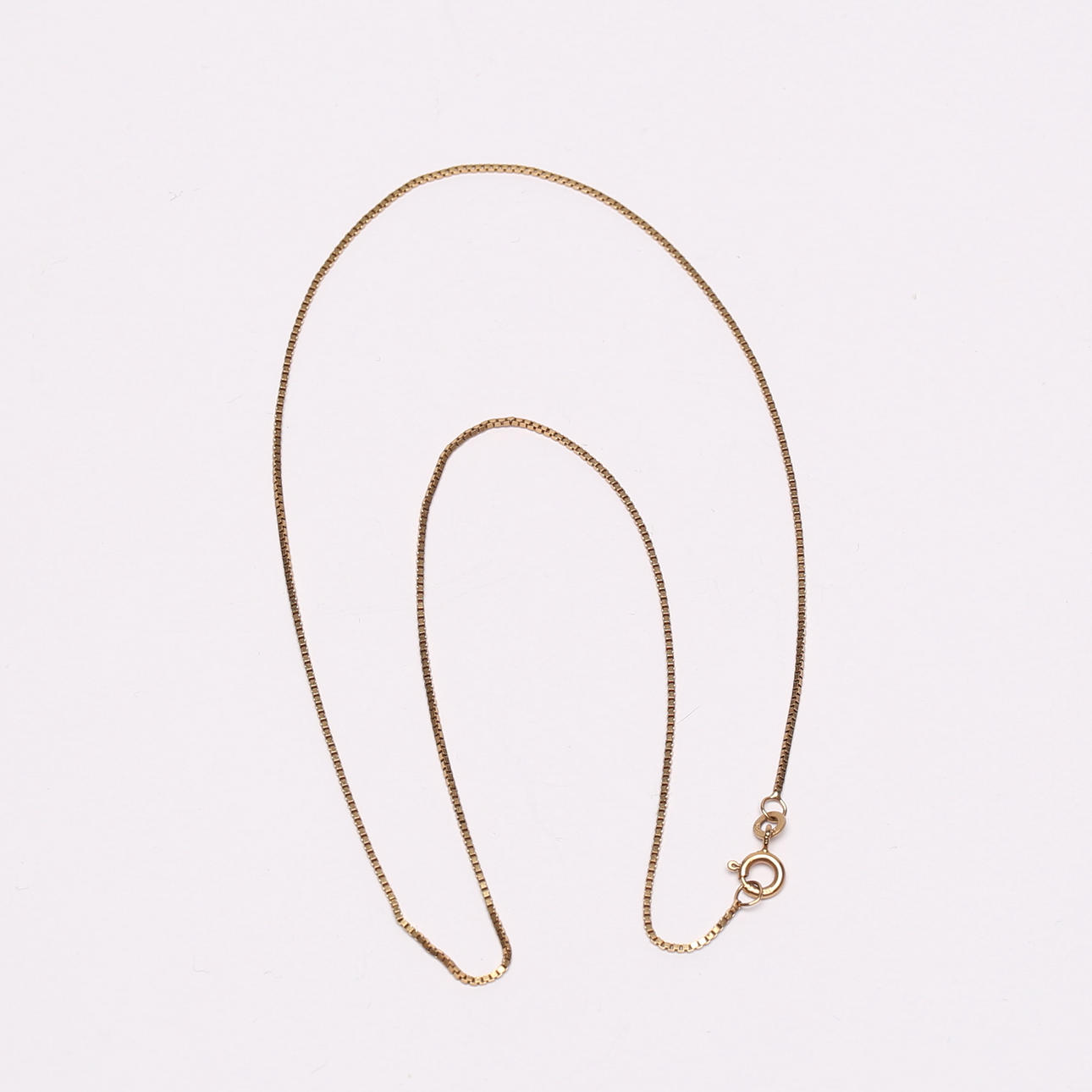 HALSKETTE, Gold, 8 K, ca. 2,2 Gramm.