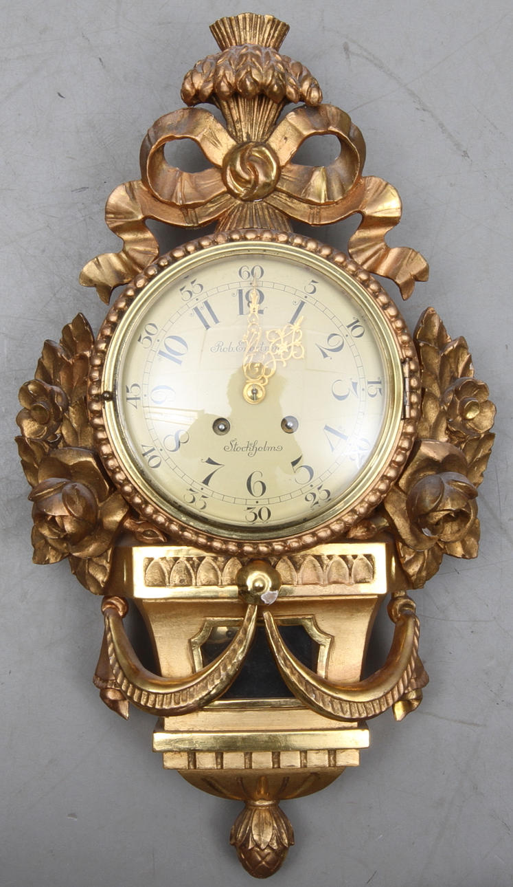 VÄGGPENDYL, gustaviansk stil. Robert Engström 1900-tal.