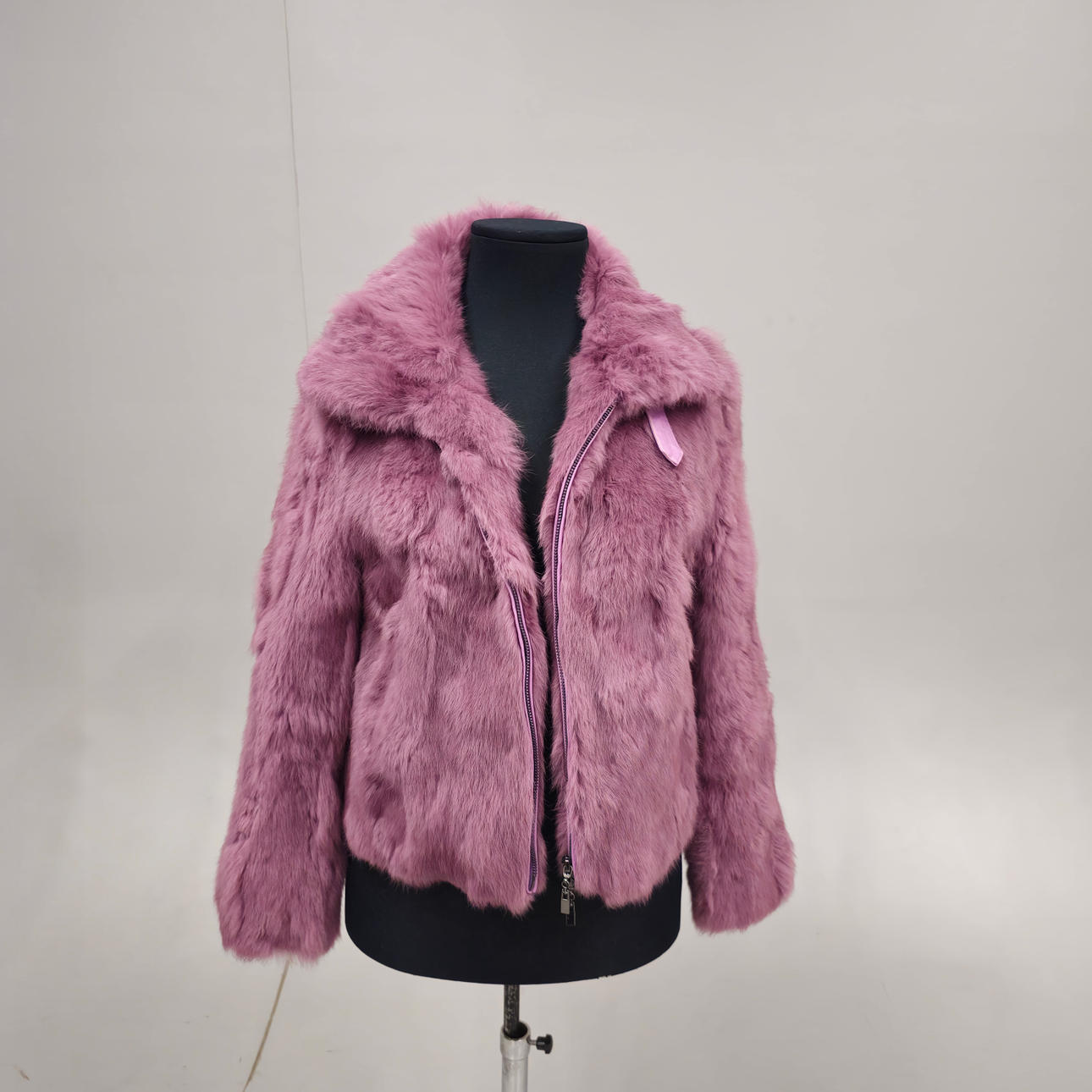RABBIT JACKET IN SHADES OF PINK. Vintage & Designer Fashion - Auctionet