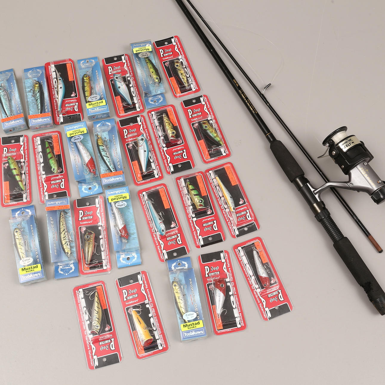 HASPELSET med 26 st nya Wobblers.