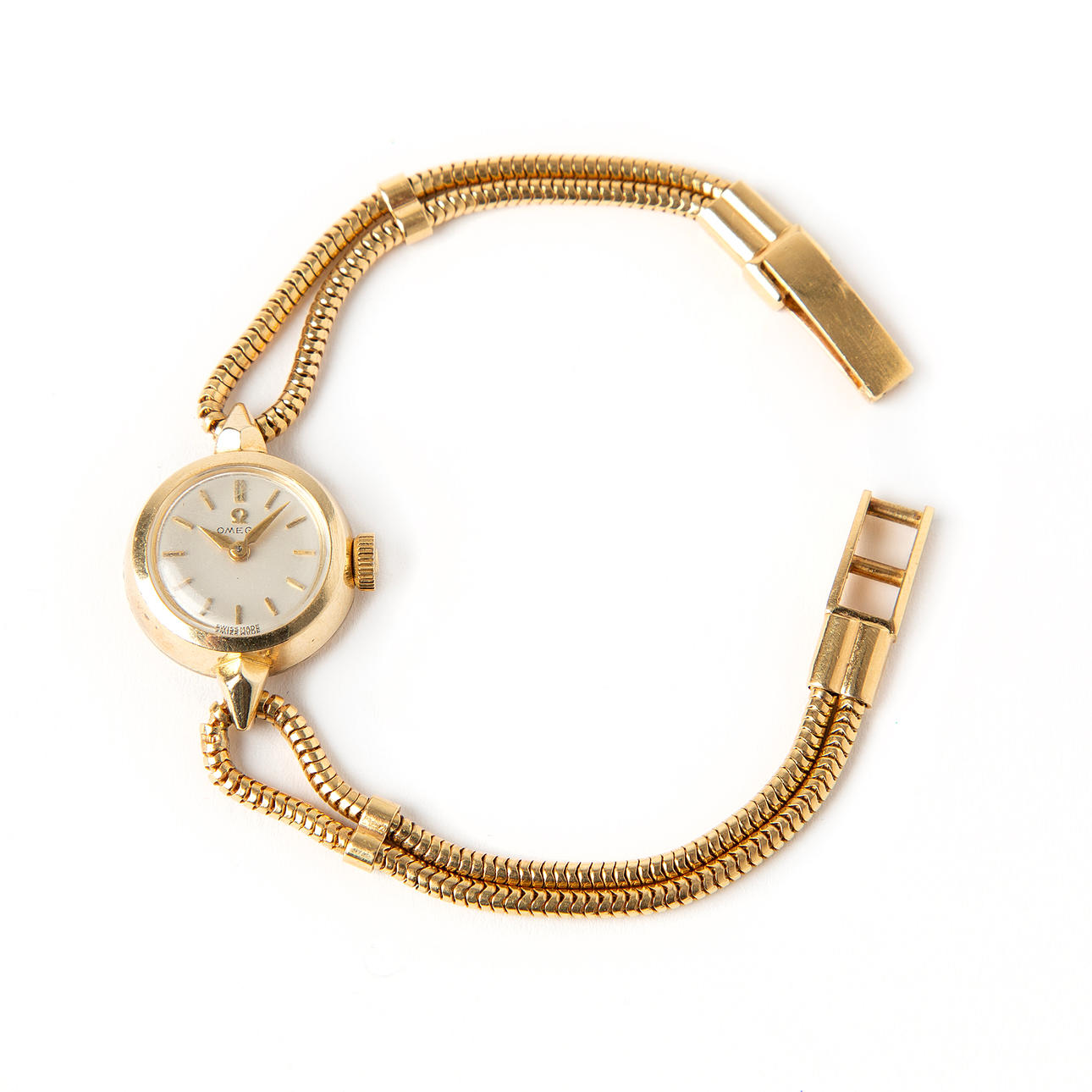 OMEGA. Smyckesur, doublé, 1960-tal.