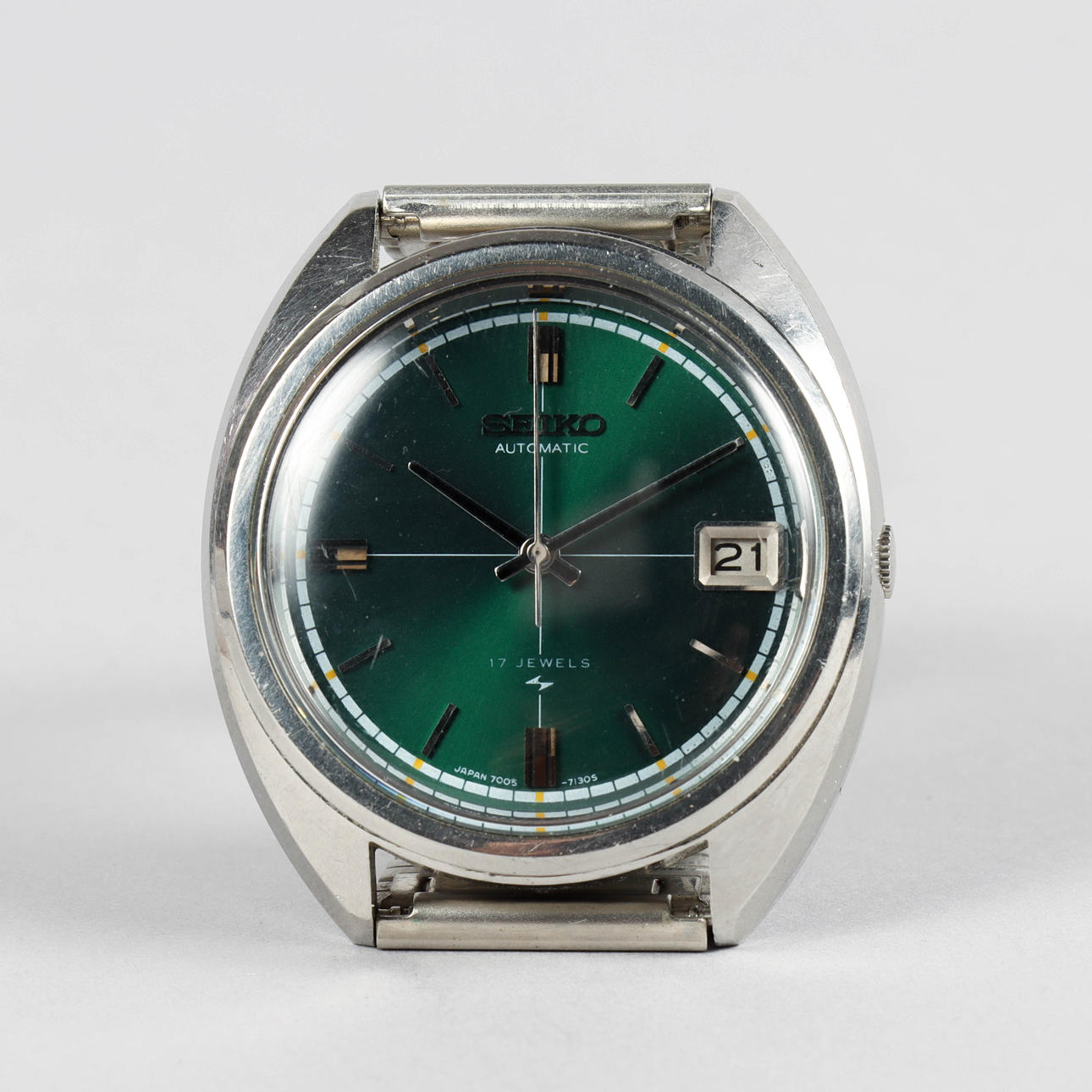 SEIKO '7005-7100', steel, automatic.