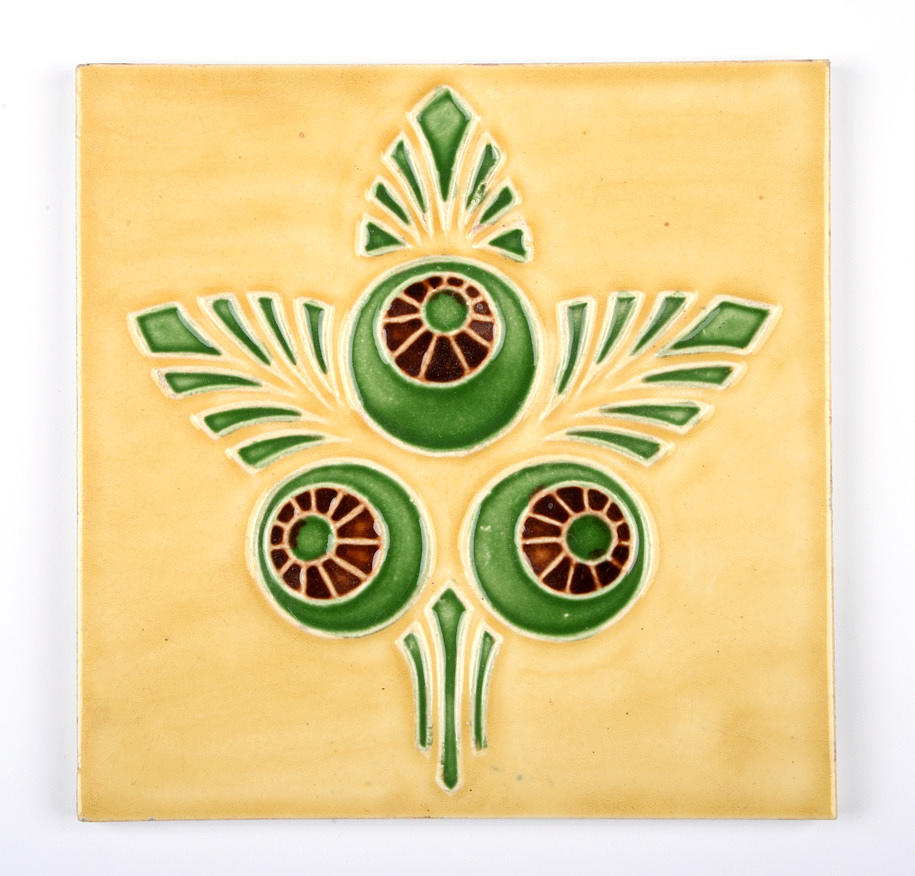 JUGENDSTILKAKEL. Art Nouveau kakel.