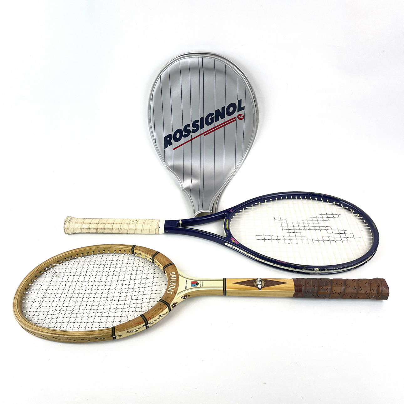TENNISRACKET, 2 st, Intersport och Rossignol.