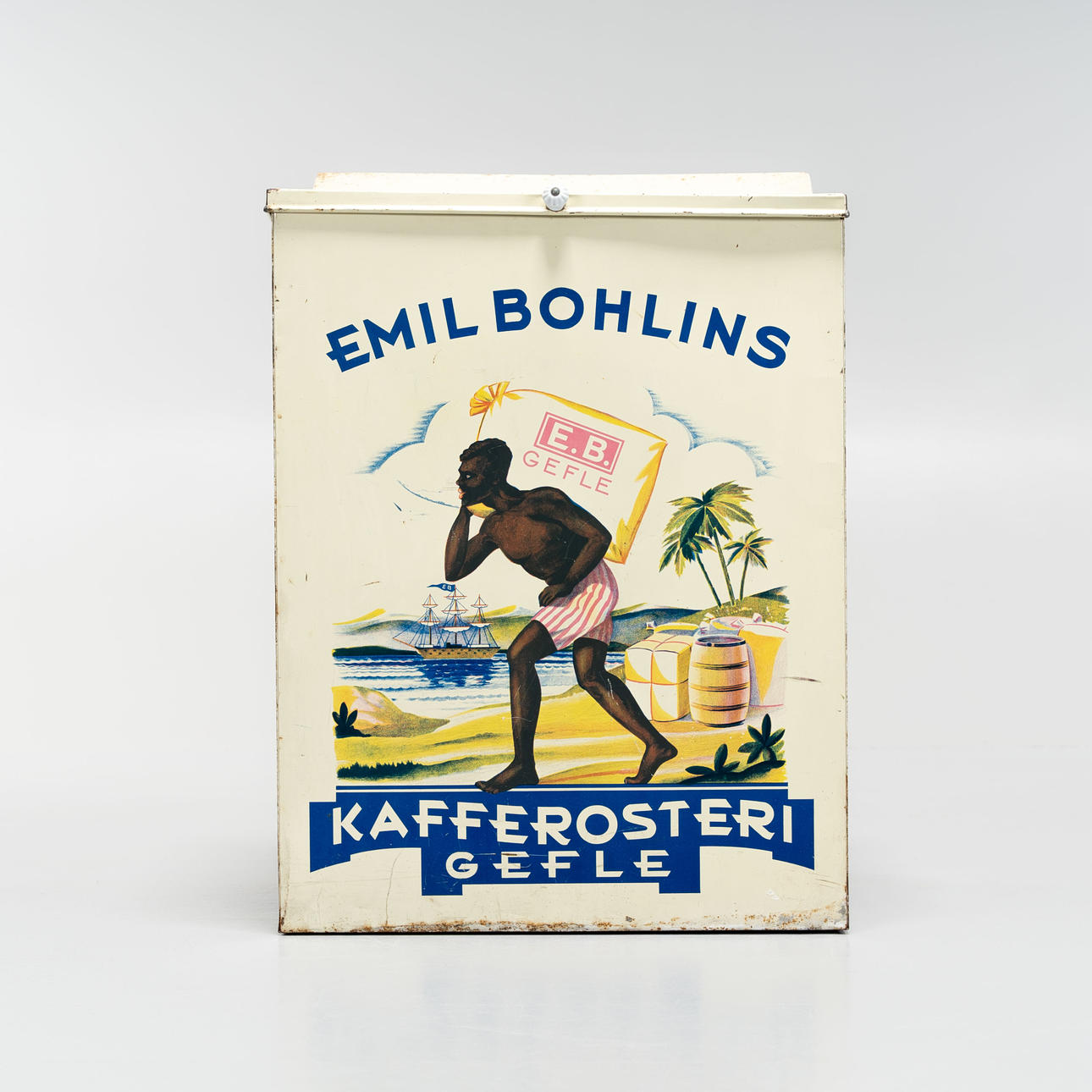 Kaffetunna, Emil Bohlins kafferosteri Gefle, 1900- tal. Möbler - Övrigt ...