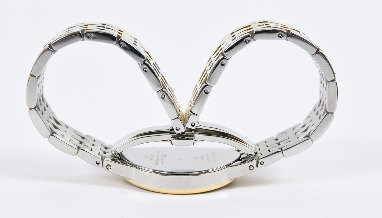 BRUNO SÖHNLE GLASHÜTTE IN DRESDEN. "Enea" damur, stål, doublé.