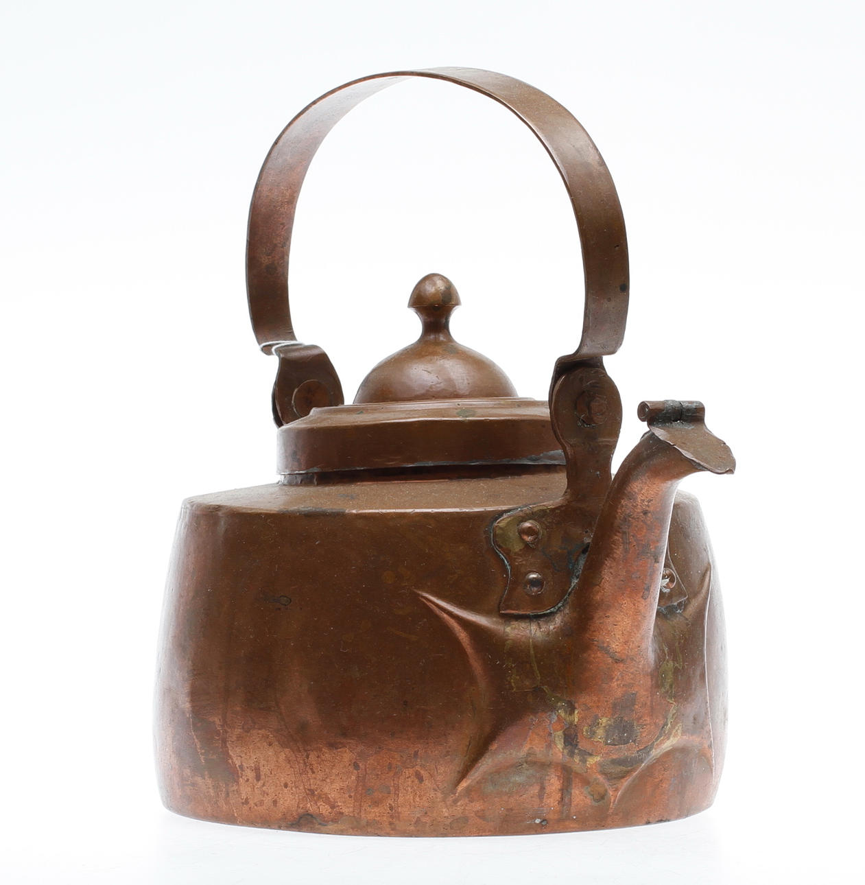 KAFFEPANNA, koppar, 1800-tal.