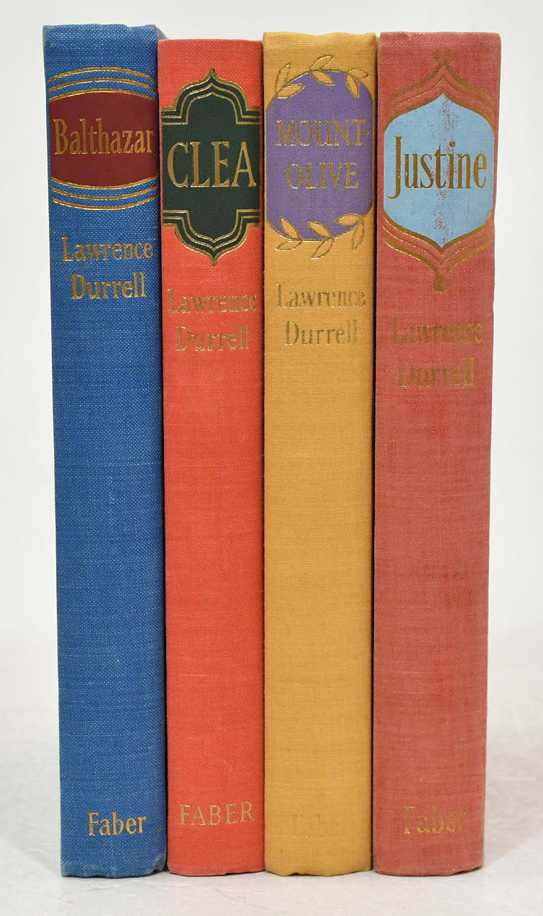 Alexandria-kvartetten af Lawrence Durrell 4 bind.