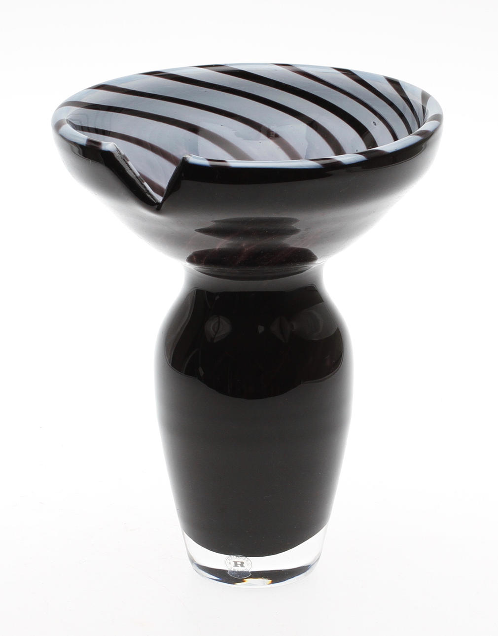 VAS, glas, Brita Flander, Rejmyre, sign.