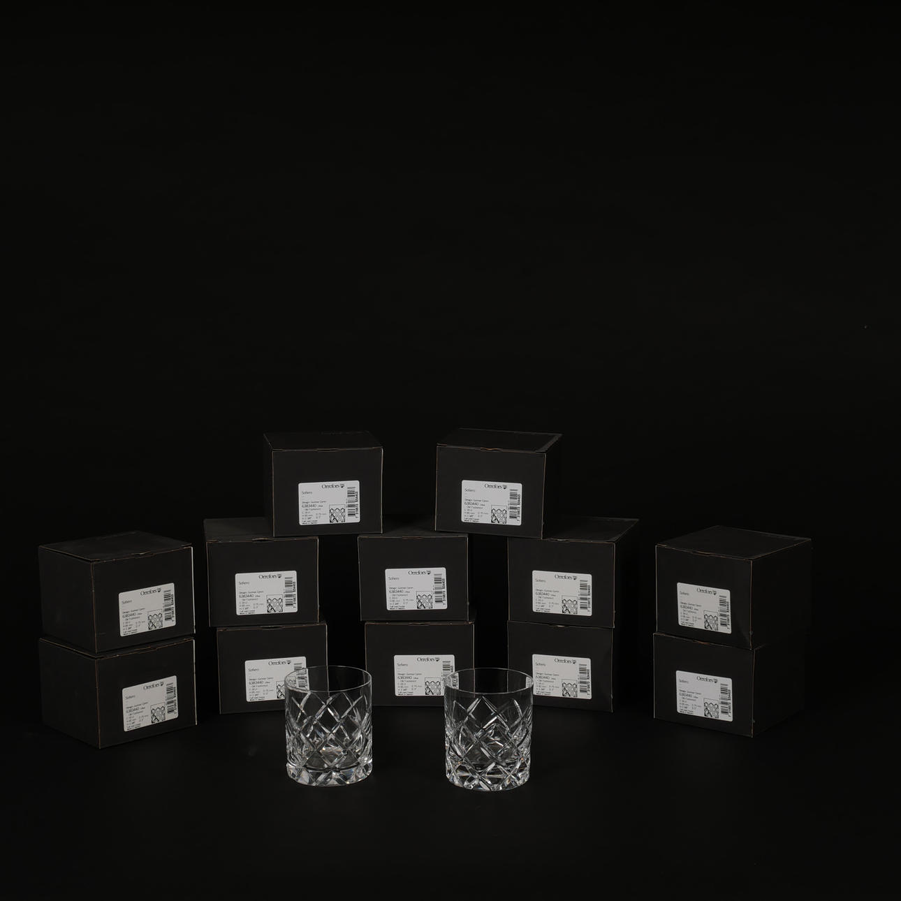 GUNNAR CYRÉN. Glass, Old fashioned, 12 pieces, “Sofiero”, Orrefors.