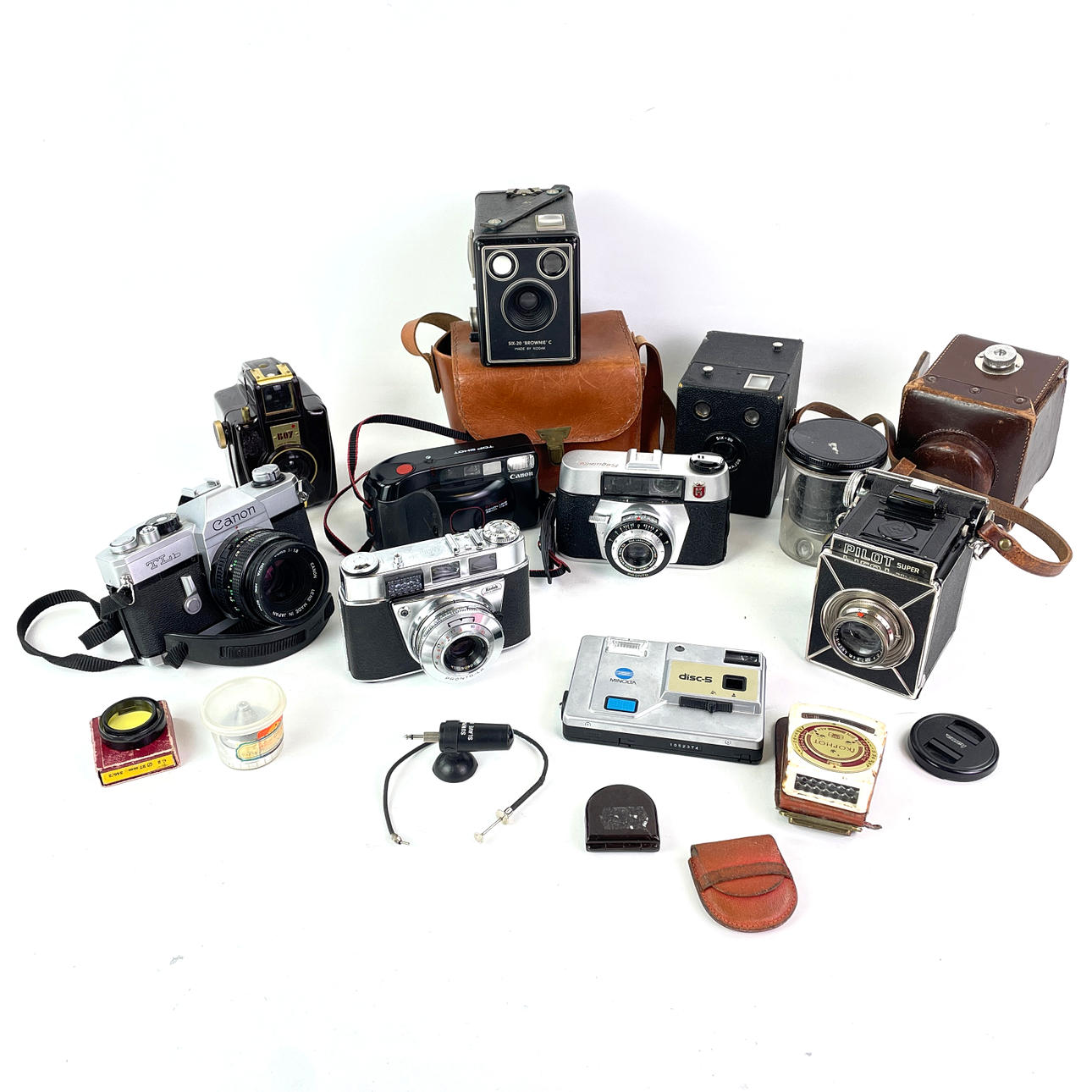 VIELE KAMERAS/BOXKAMERAS, OBJEKTIVE, ZUBEHÖR.