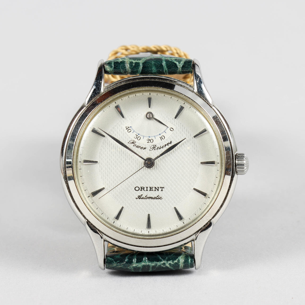 ORIENT 'Power Reserve', steel, automatic.