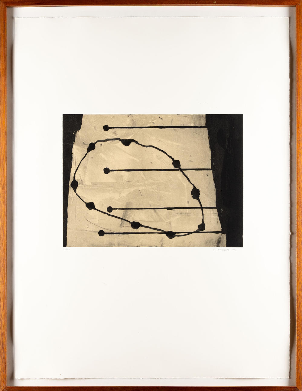 LG LUNDBERG. Lithography. Signed and Numbered. Year 1991..