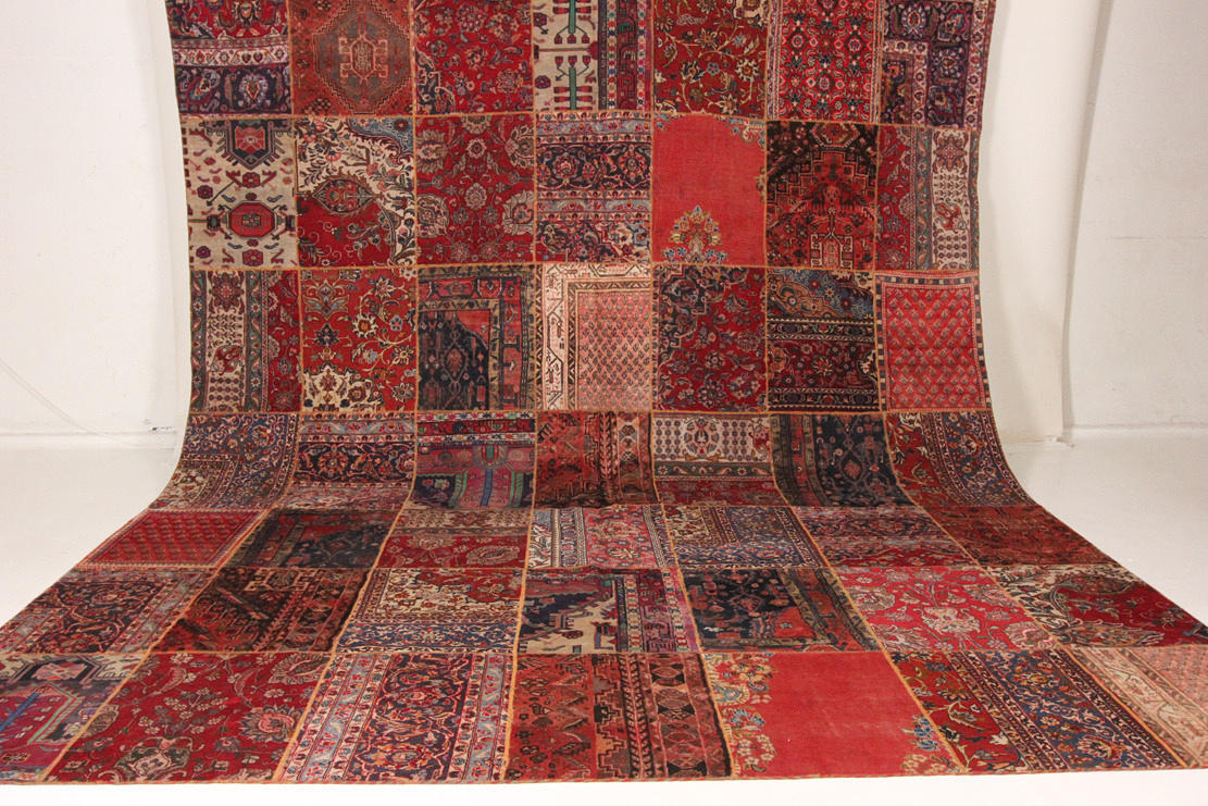 ORIENTALISK MATTA. Patchwork, 500 x 410 cm.