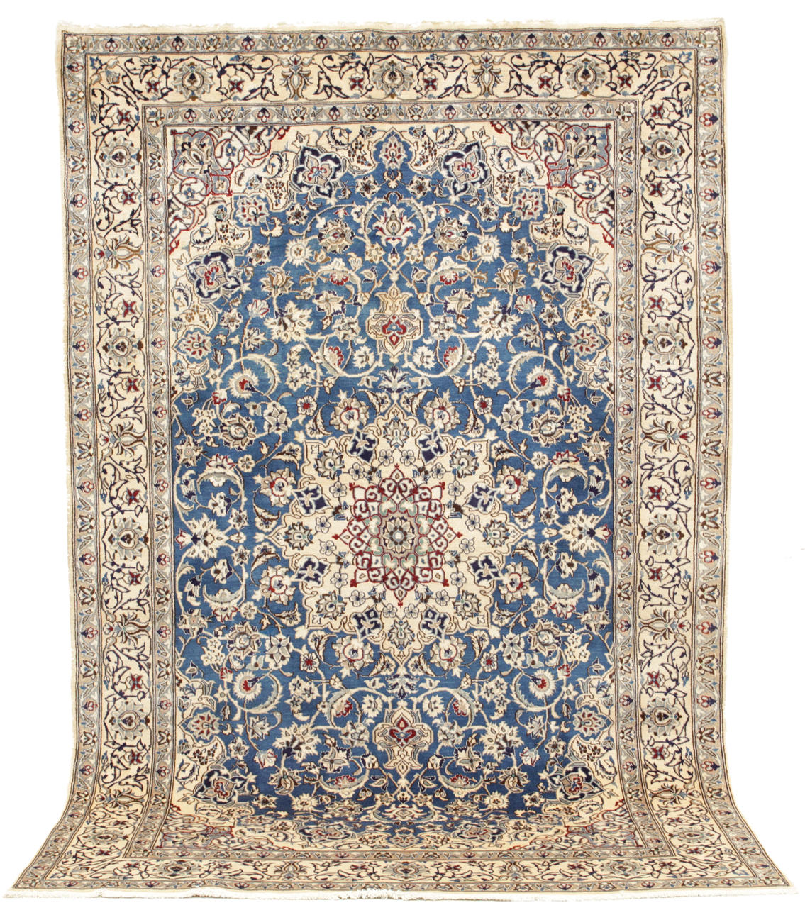 MATTA, Persisk, Nain med silkesinslag (fine), 304 x 196 cm.