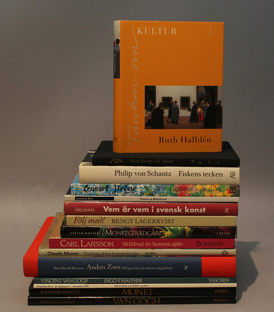 Parti konstböcker (15). Tankar om kulturen av Ruth Halldén etc.