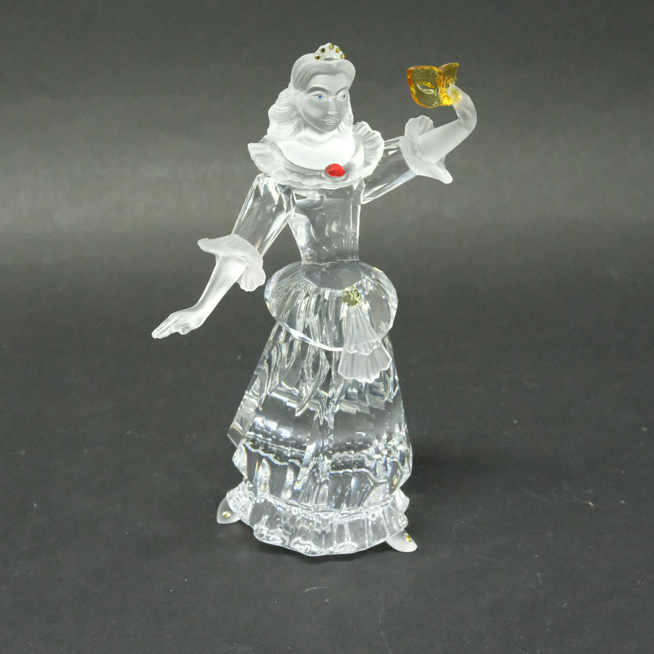 FIGURINE, SWAROVSKI, MASQUERADE COLUMBINE.