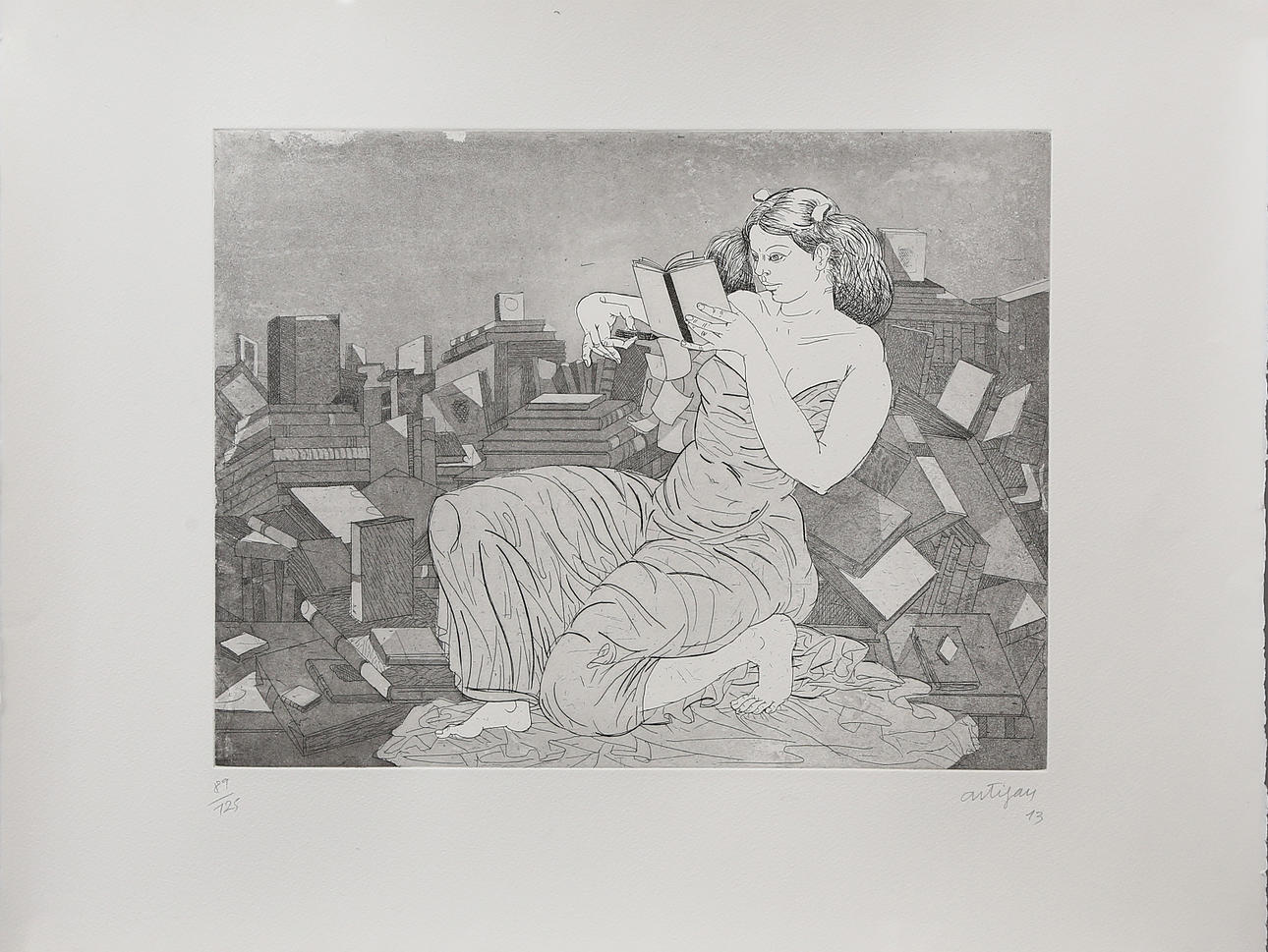 FRANCESC ARTIGAU. A girl.