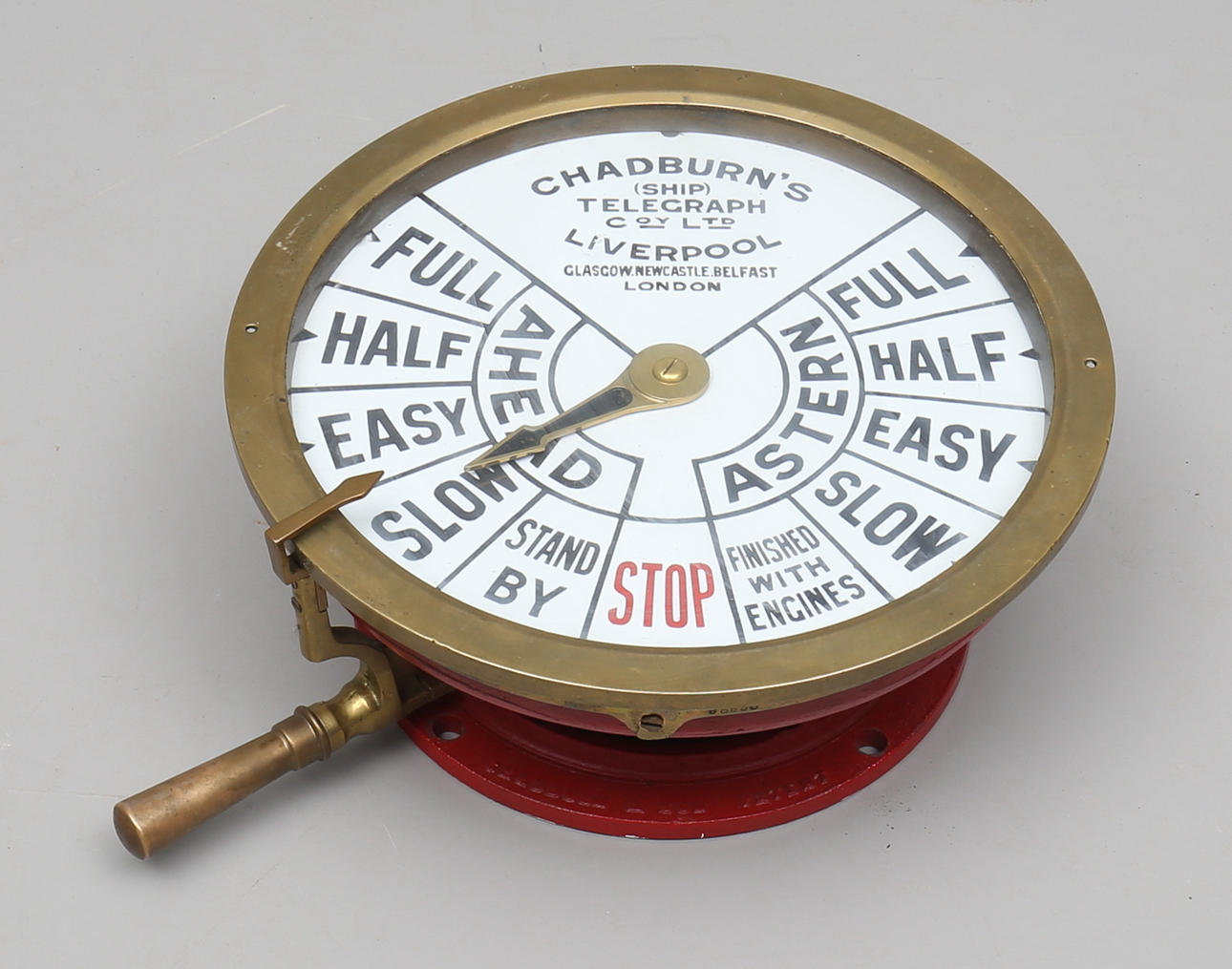 MASKINTELEGRAF, Chadburns, Liverpool, London, Glascow, Newcastle, Belfast.