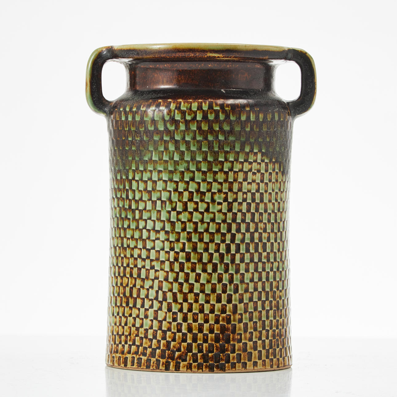 STIG LINDBERG. Un jarrón de gres, Gustavsberg Studio.