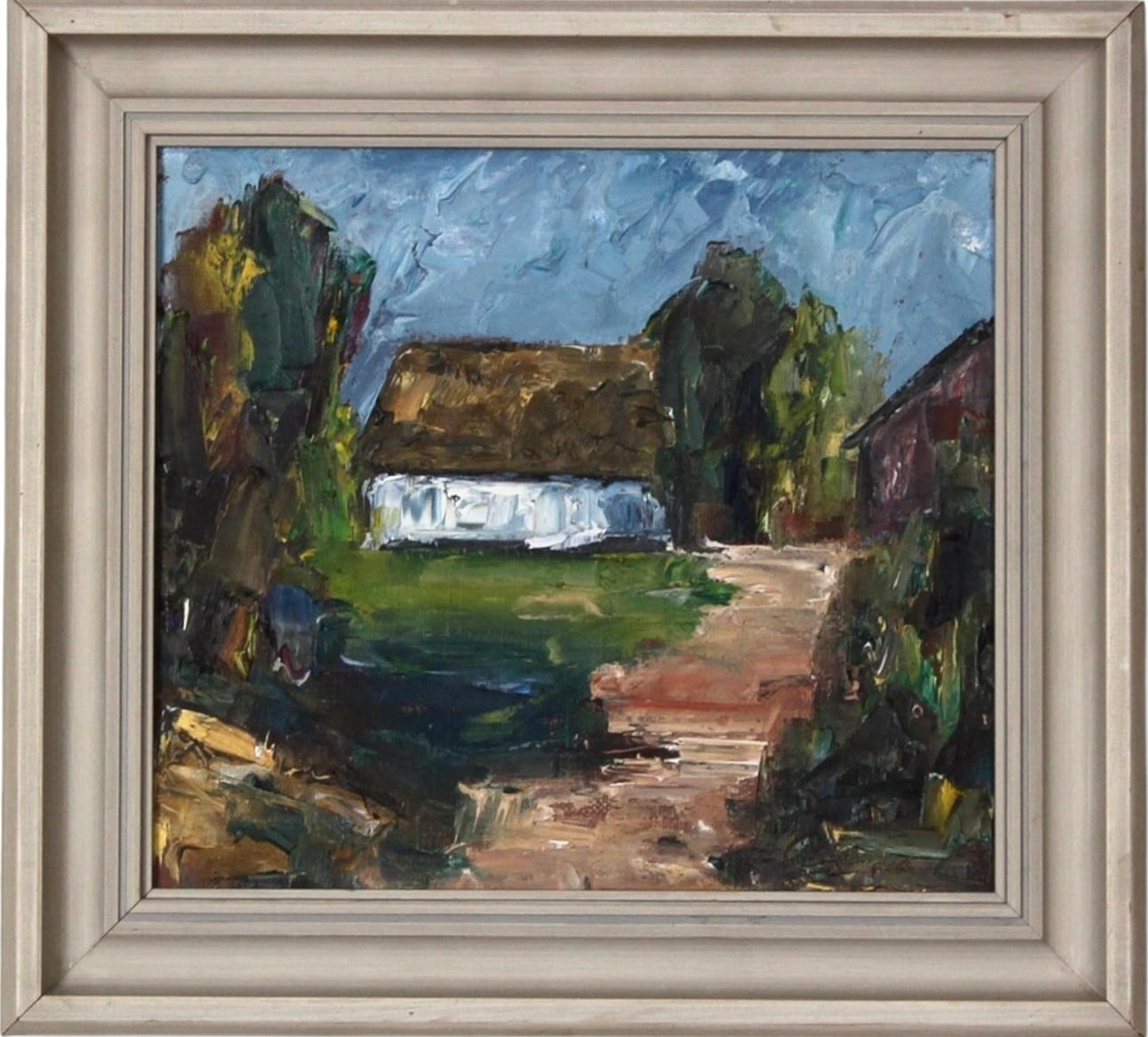 OIDENTIFIERAD KONSTNÄR, Olja på duk.