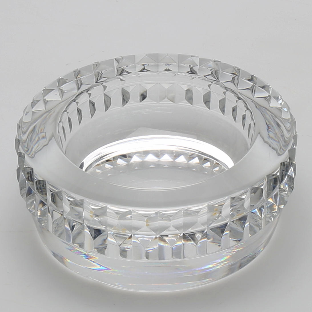 SKÅL/ASKKOPP kristall "Silvia". Ingeborg Lundin, Orrefors.