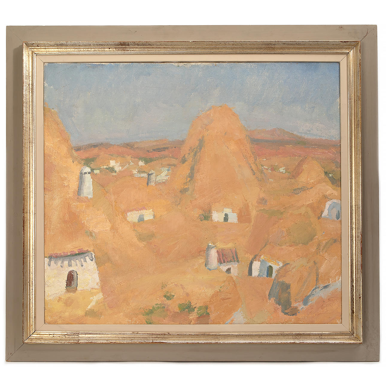 HERMAN TALVIK. “Guadix”, oil on canvas, signed and dated 1959 on verso.