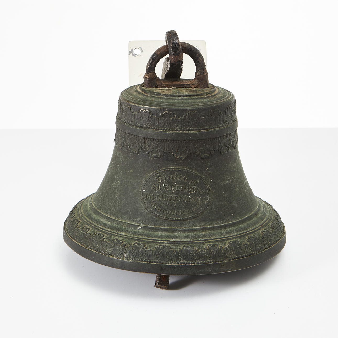 VÄLLINGKLOCKA, FR Seipel, Stockholm, malm, 1847.