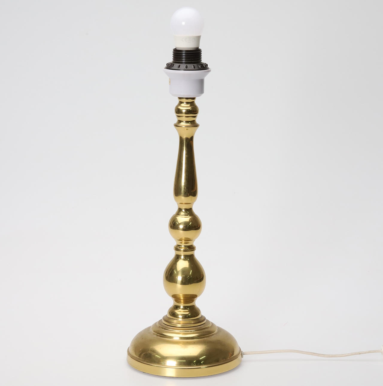 TABLE LAMP, BRASS.