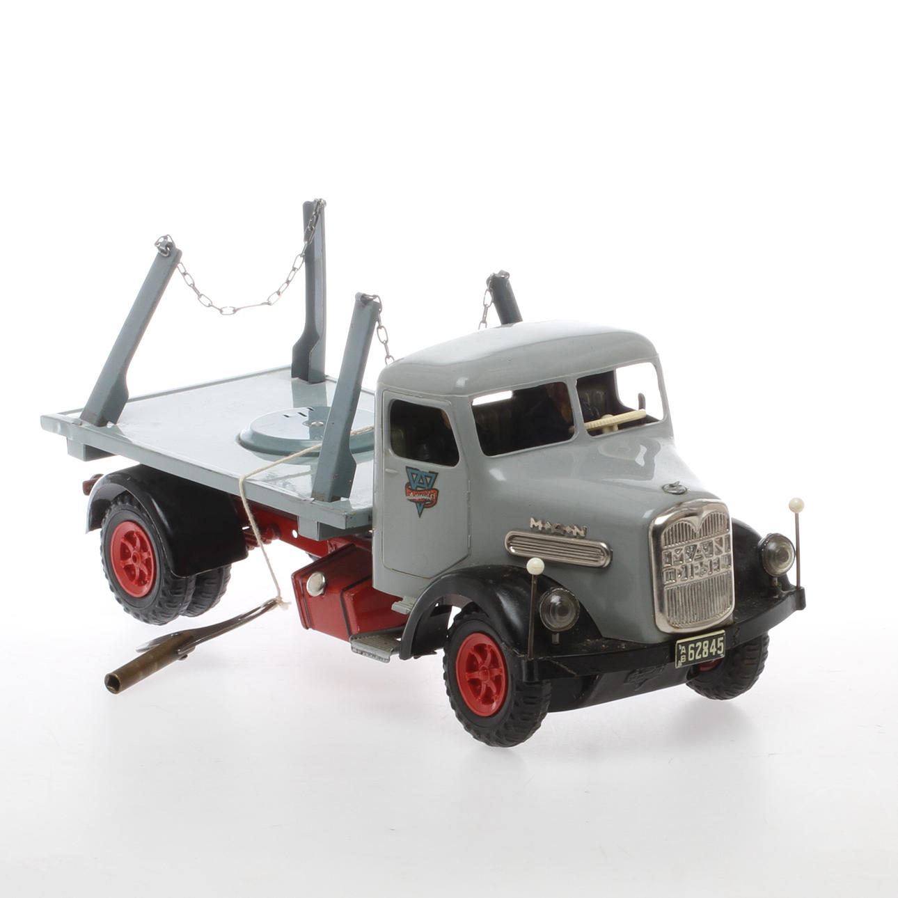 ARNOLD MAN Lastbil, 4-axlig med urverk.