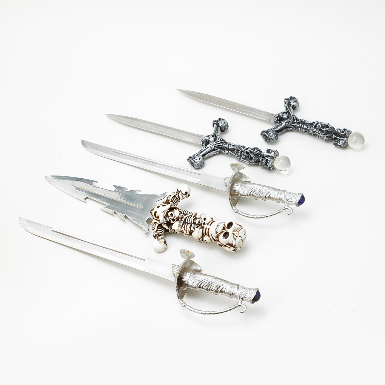 REPLICAS, swords, daggers and axes, 8 pcs. 2000s.