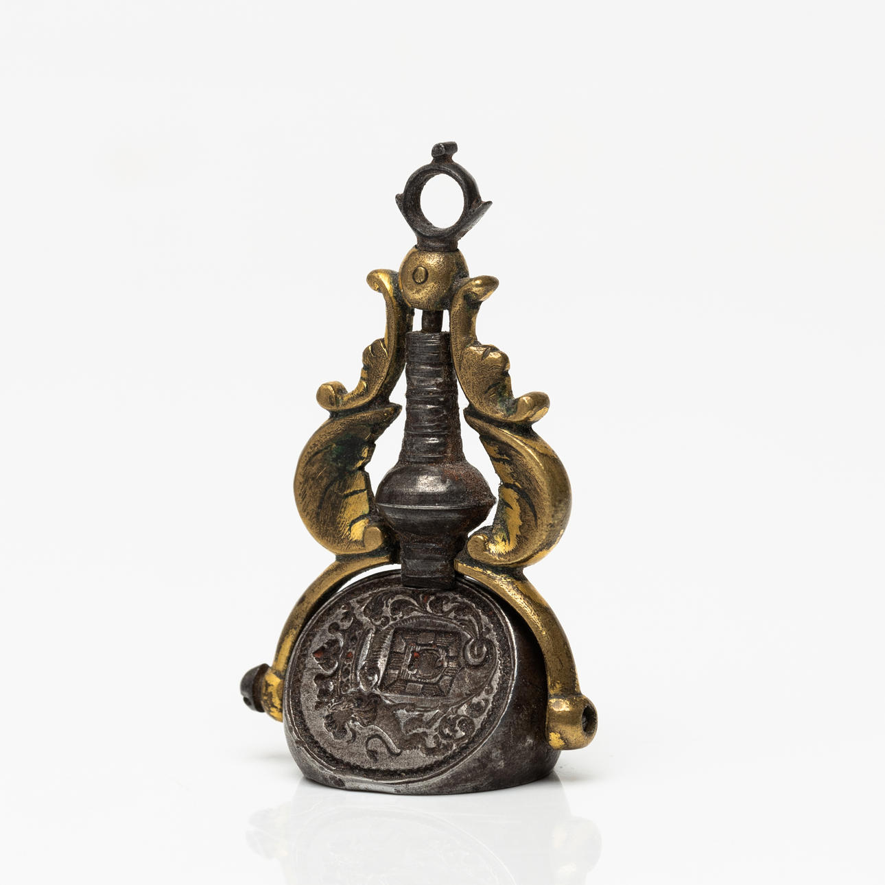 A metal seal, 18th century.
