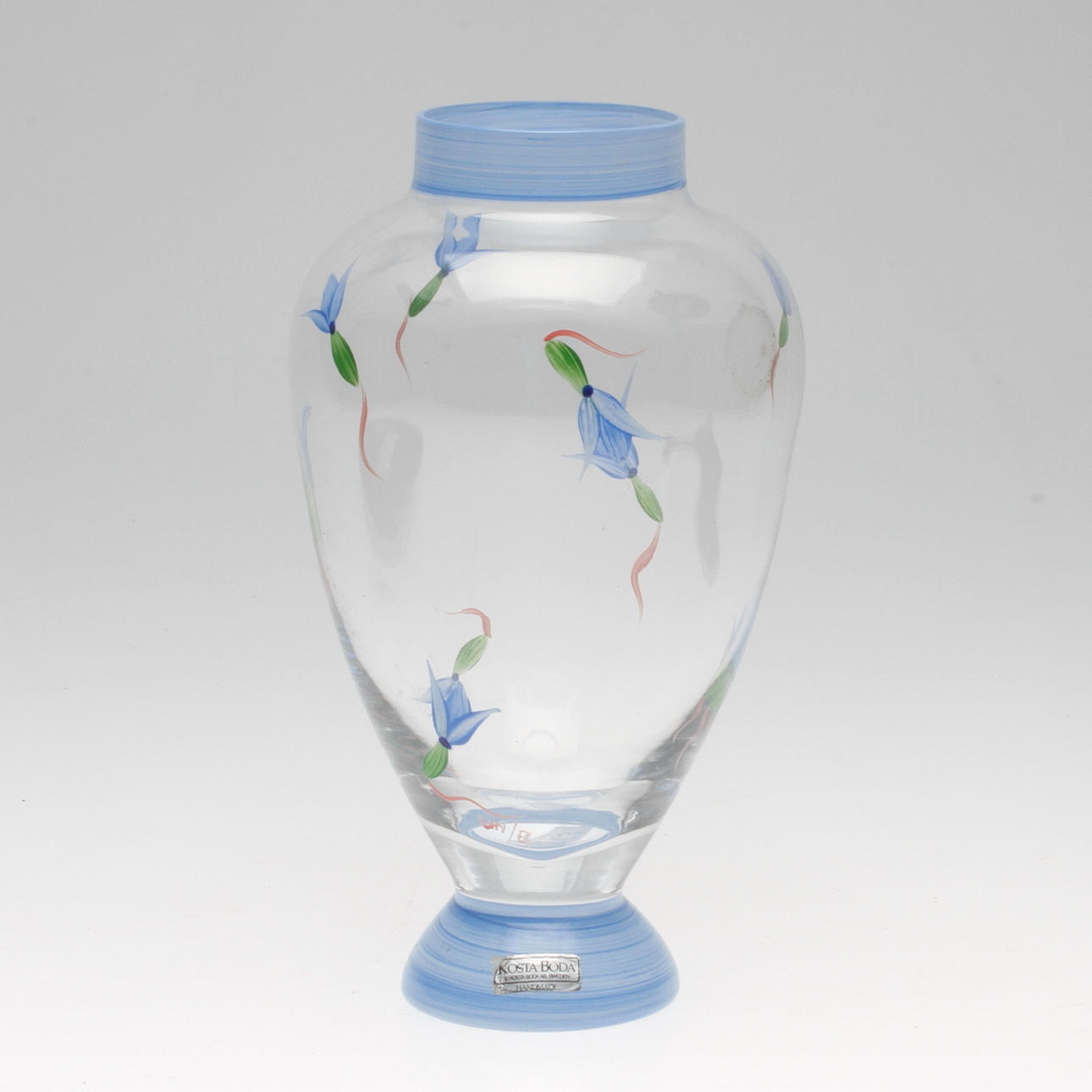 VAS, glas, Ulrica Hydman-Vallien, Kosta Boda, signerad.