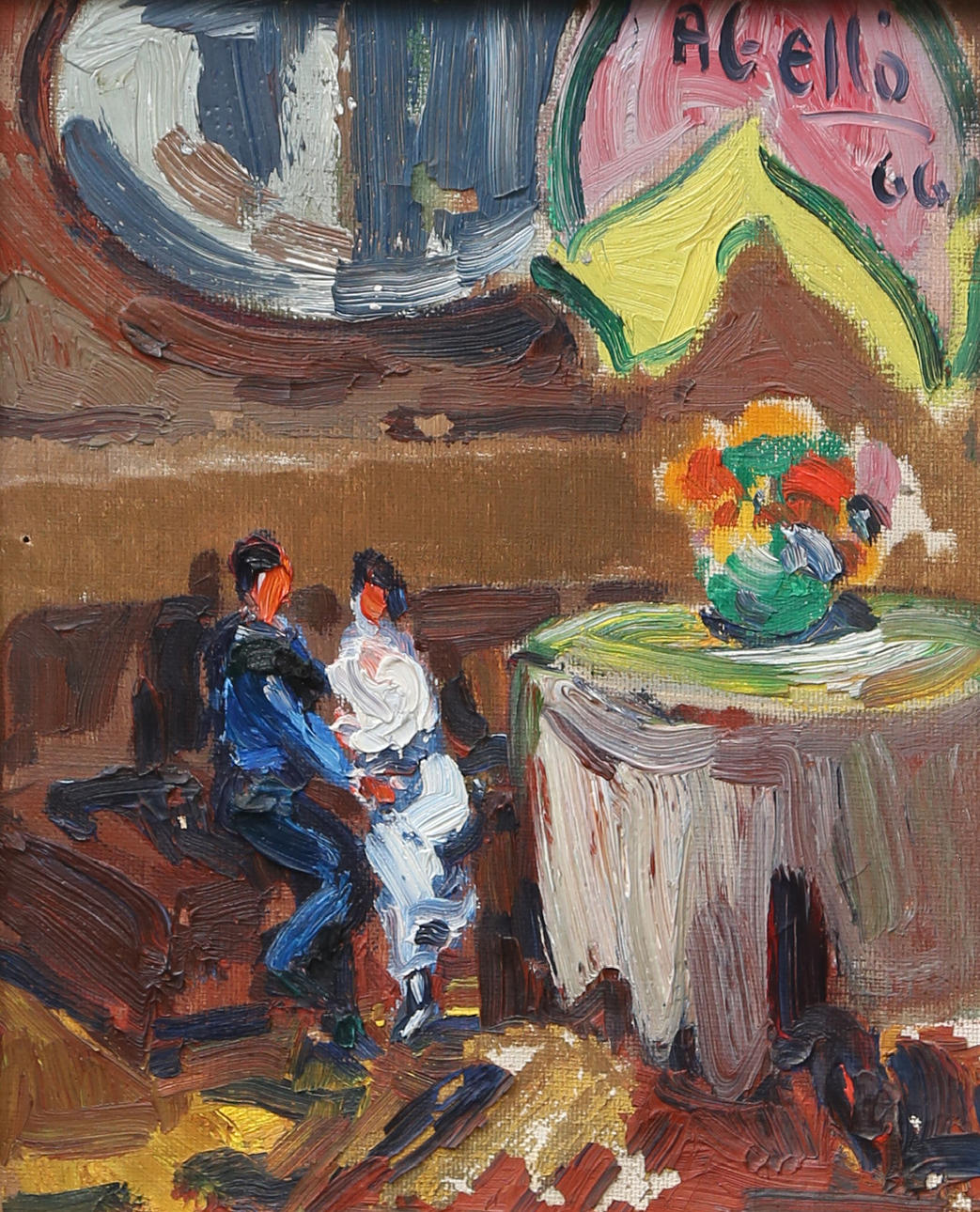 JOAN ABELLÓ. "El col·loqui".