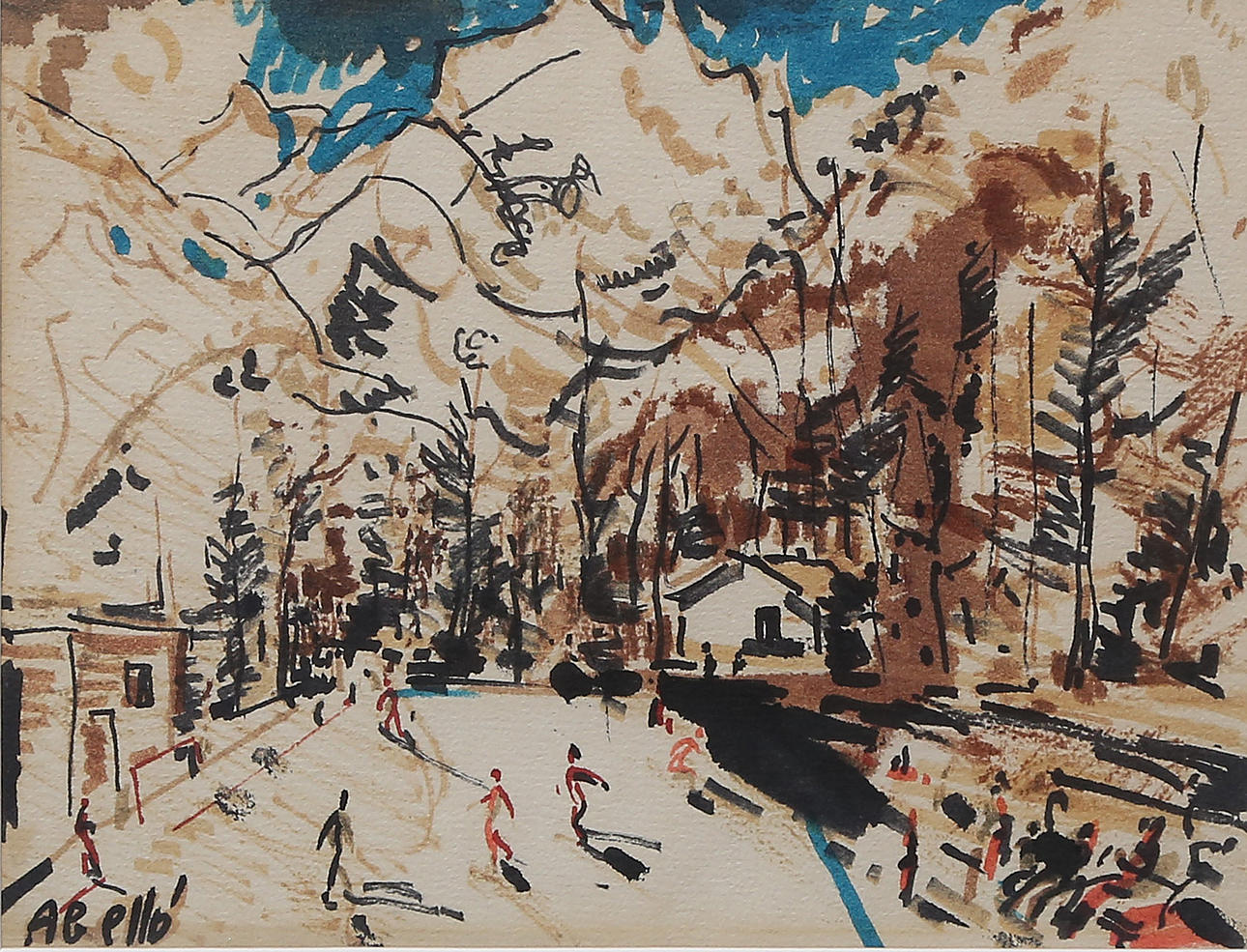 JOAN ABELLÓ. Paisaje.