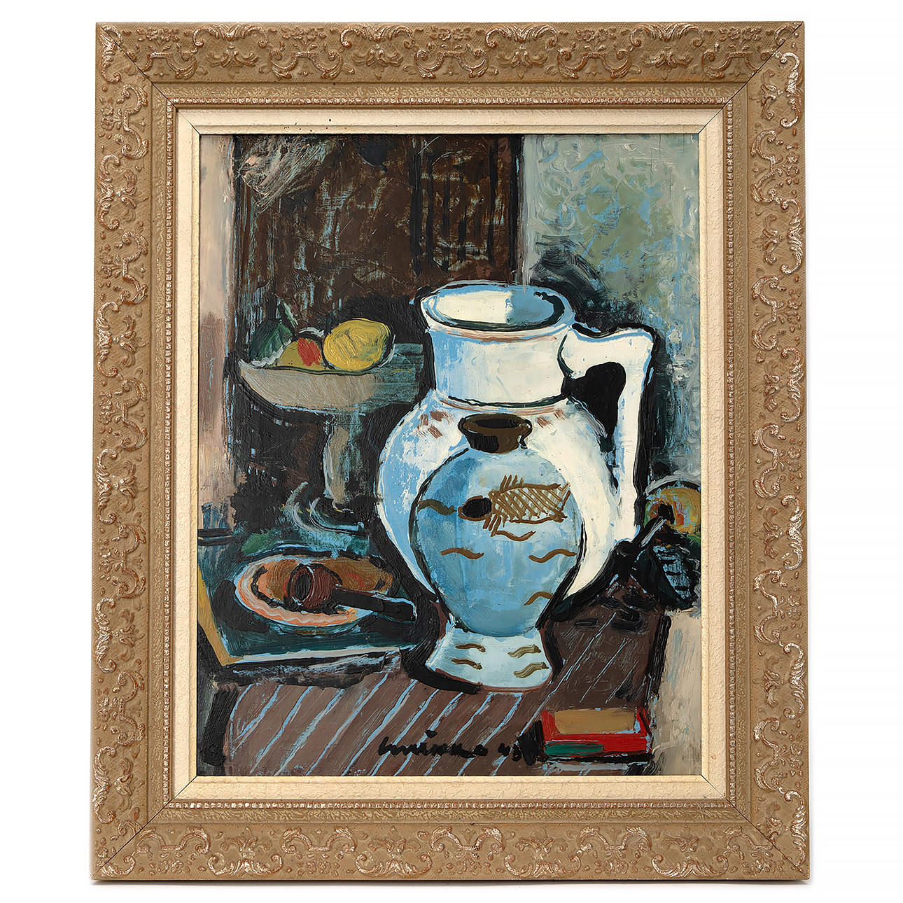 REST MIKKO (1911-1978). Still life, oil on panel, signed and dated -43.