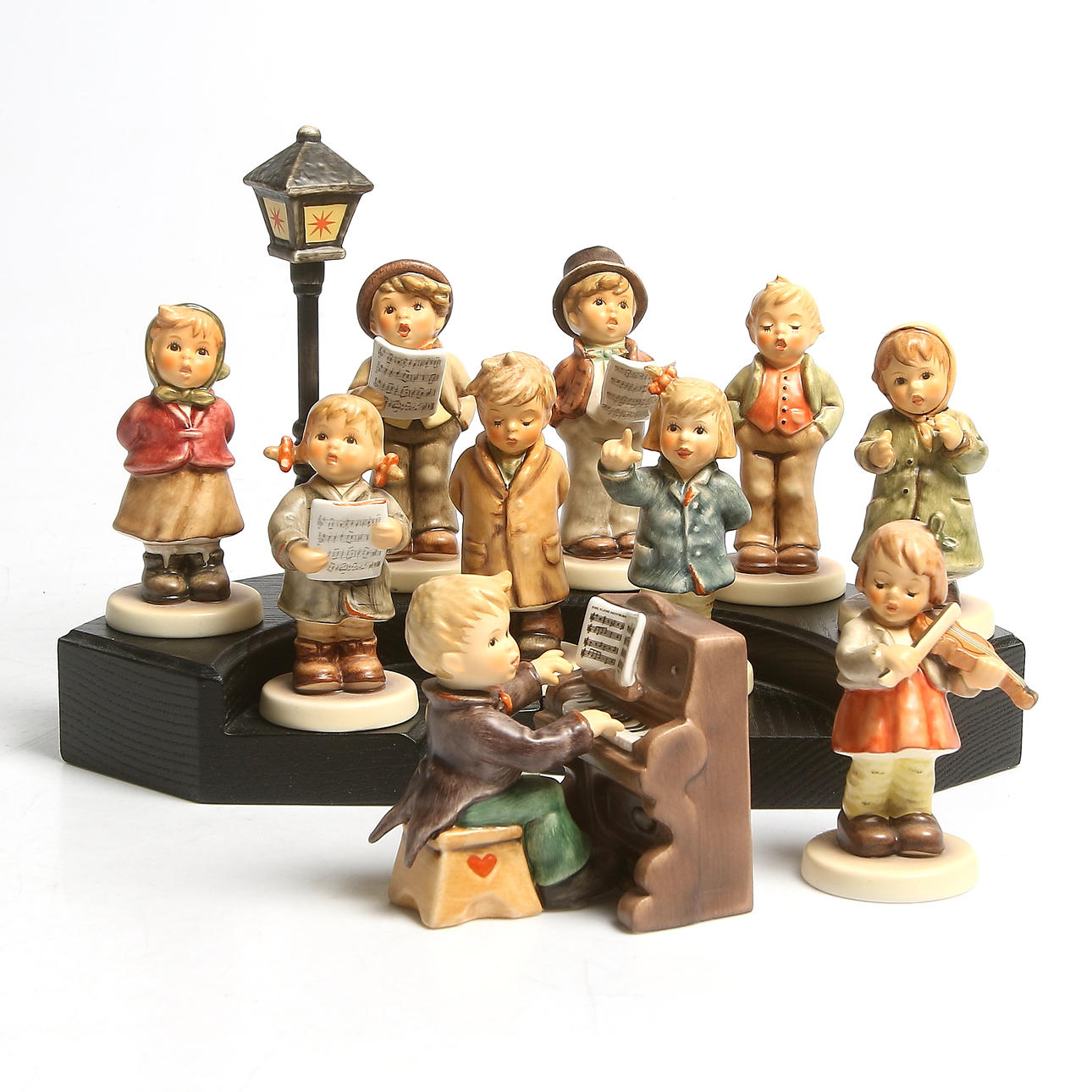 FIGURINER, 14 delar, M J Hummel, Goebel.