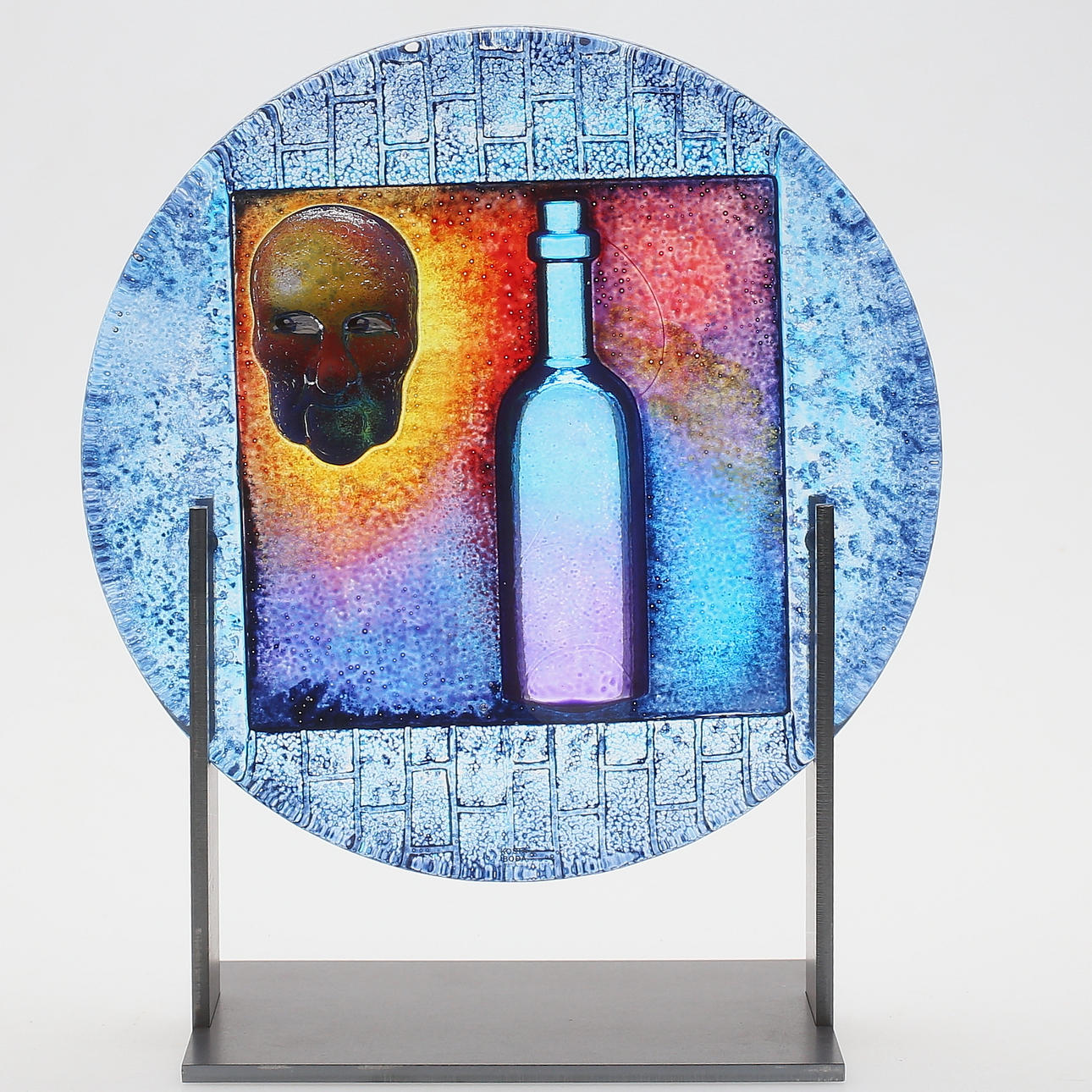 KJELL ENGMAN. Skulptur, "Water of life", Kosta Boda, konstglas, limited edition 45/60, signerad samt numrerad.