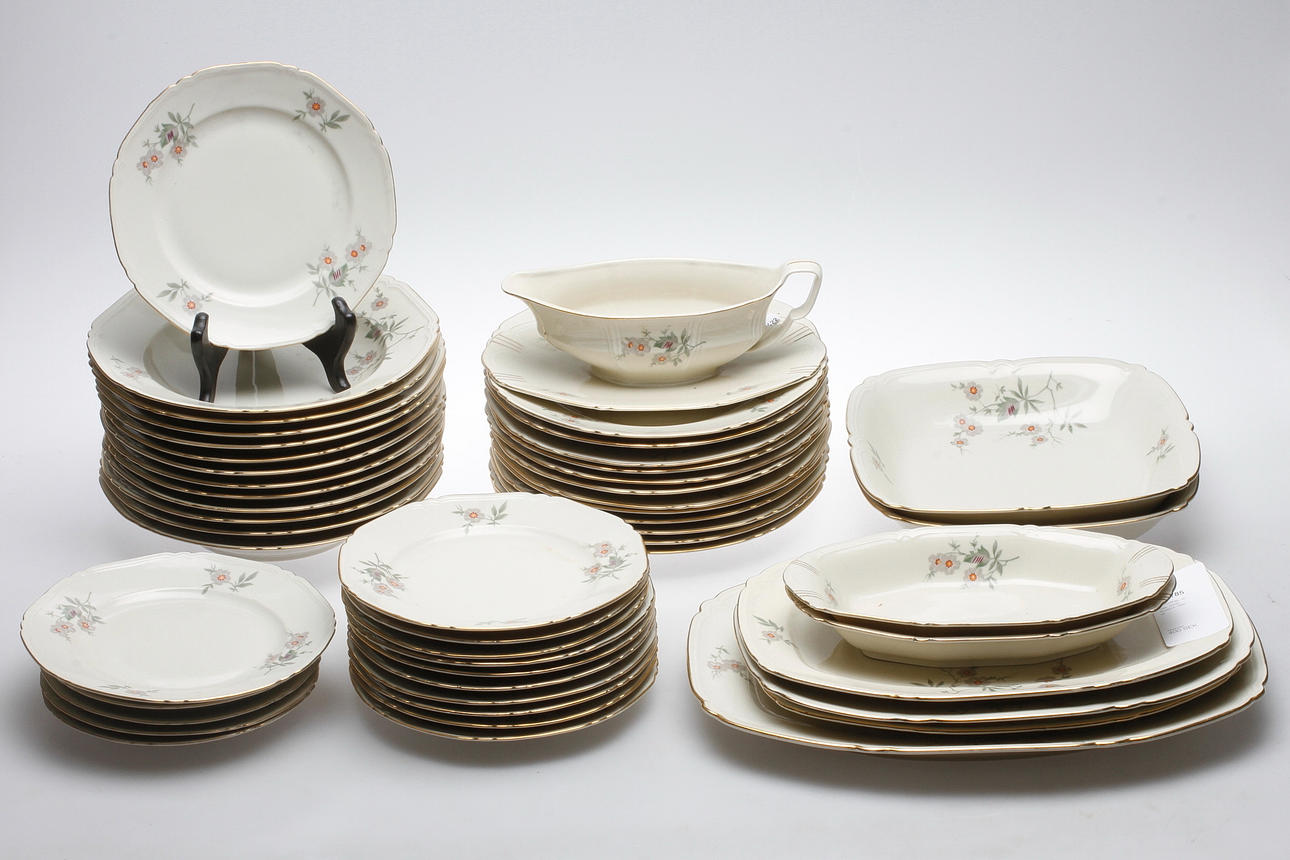 MATSERVIS, 49 delar, porslin, Tyskland, 1900-tal.