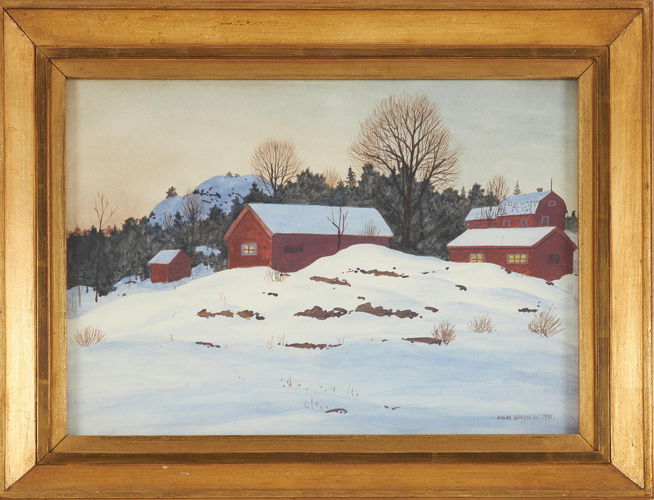 OSKAR BERGMAN. Neglinge gård.