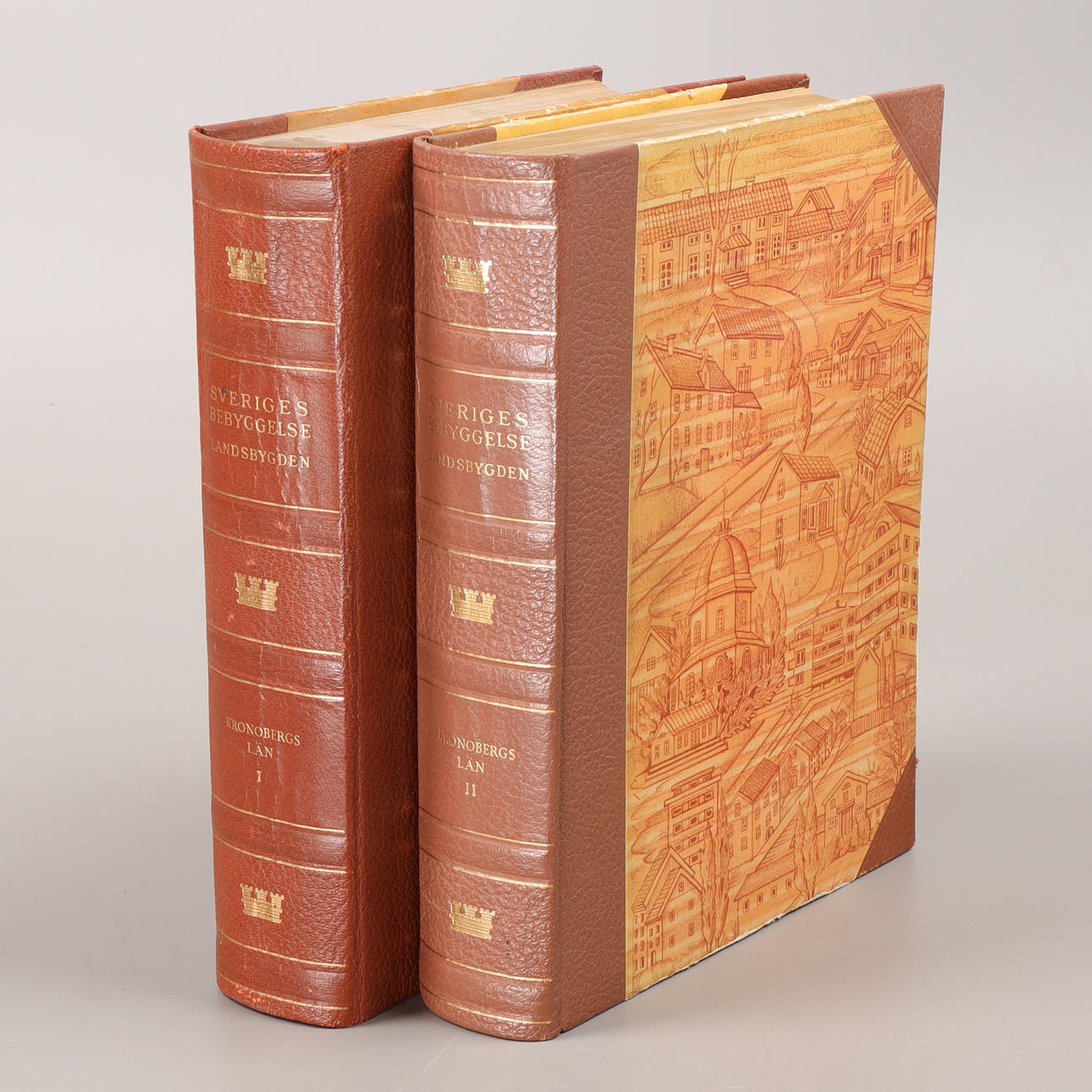 SVERIGES BEBYGGELSE, Kronoberg Län, 2 libros, 1960-1966.