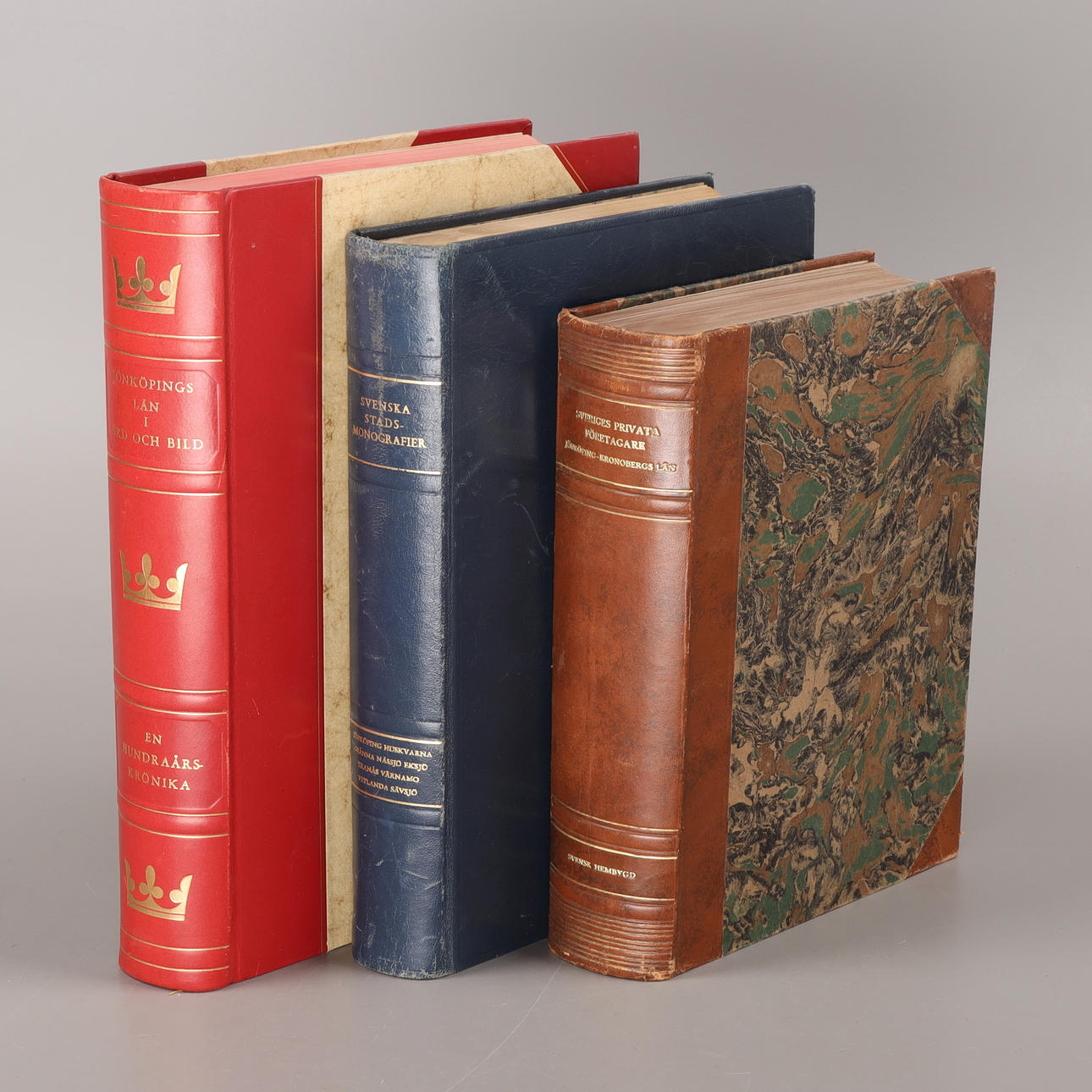 LITERATURA DE JÖNKÖPING, 3 libros, siglo XX.