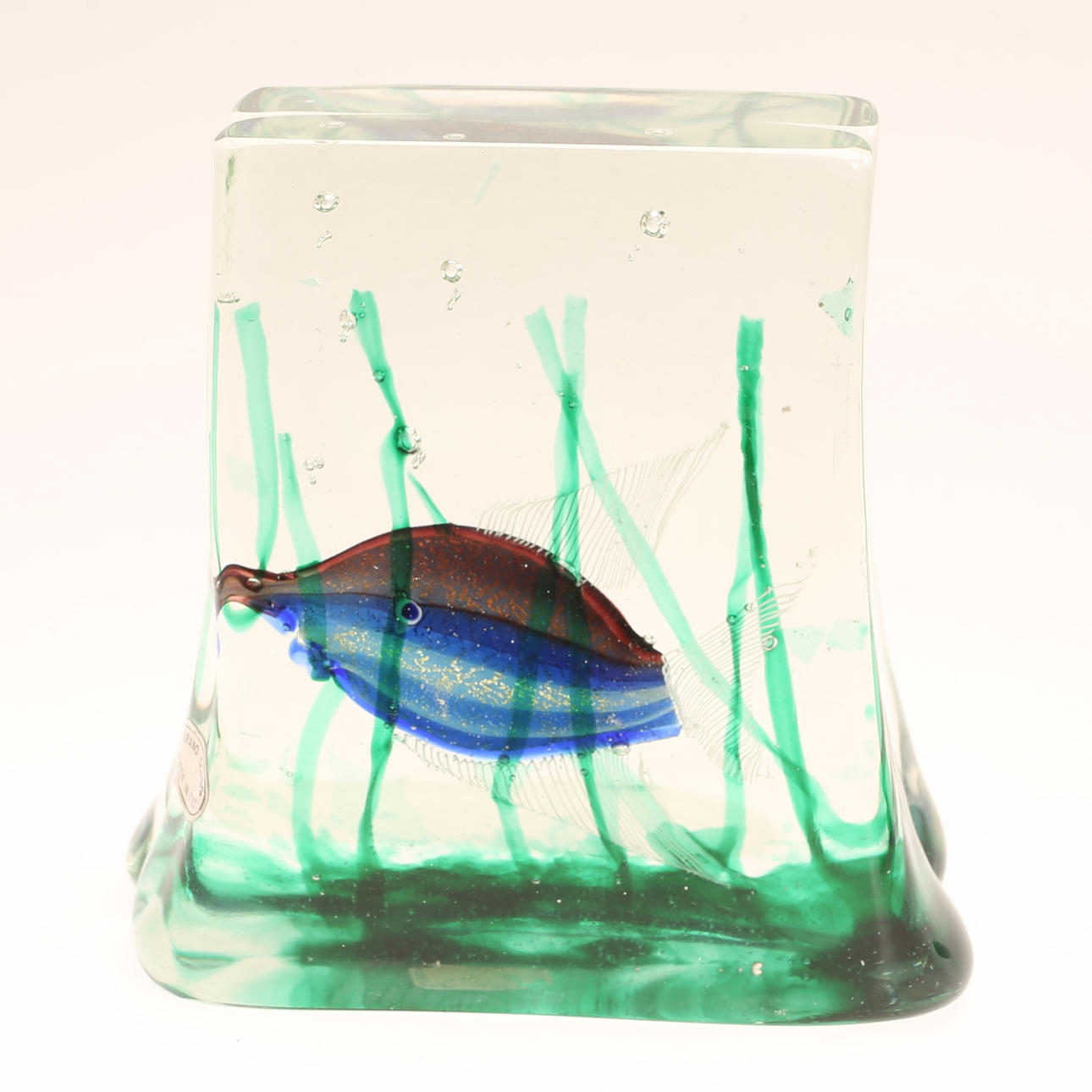 GLASBLOK, kunstglas, Murano.