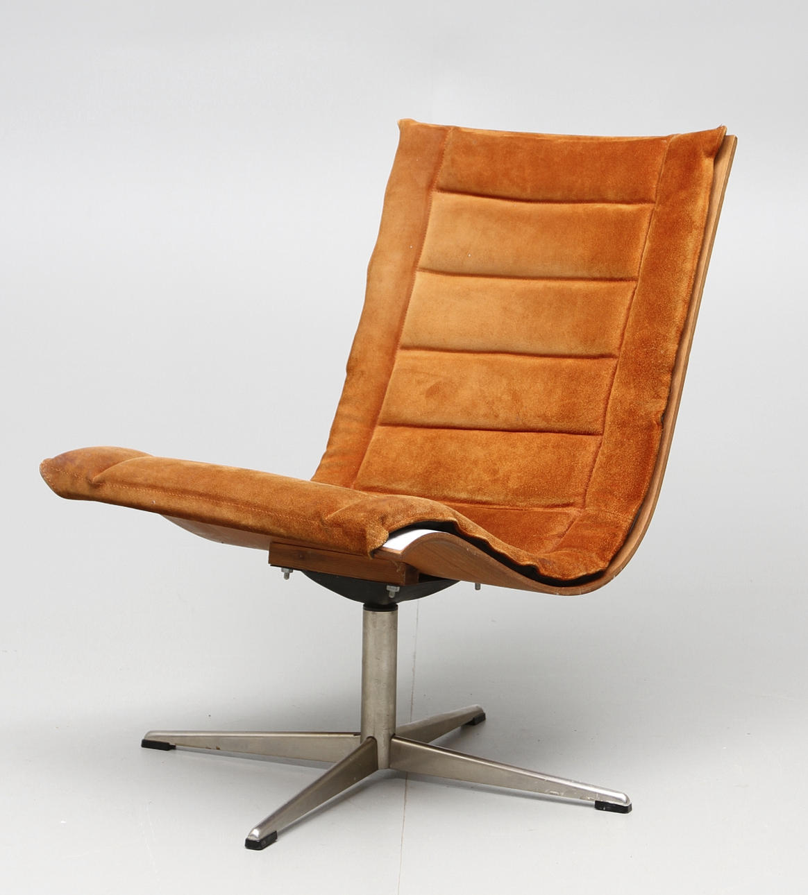 FÅTÖLJ, troligen Lennart Bender för Åry Stålmöbler, 1960-tal.