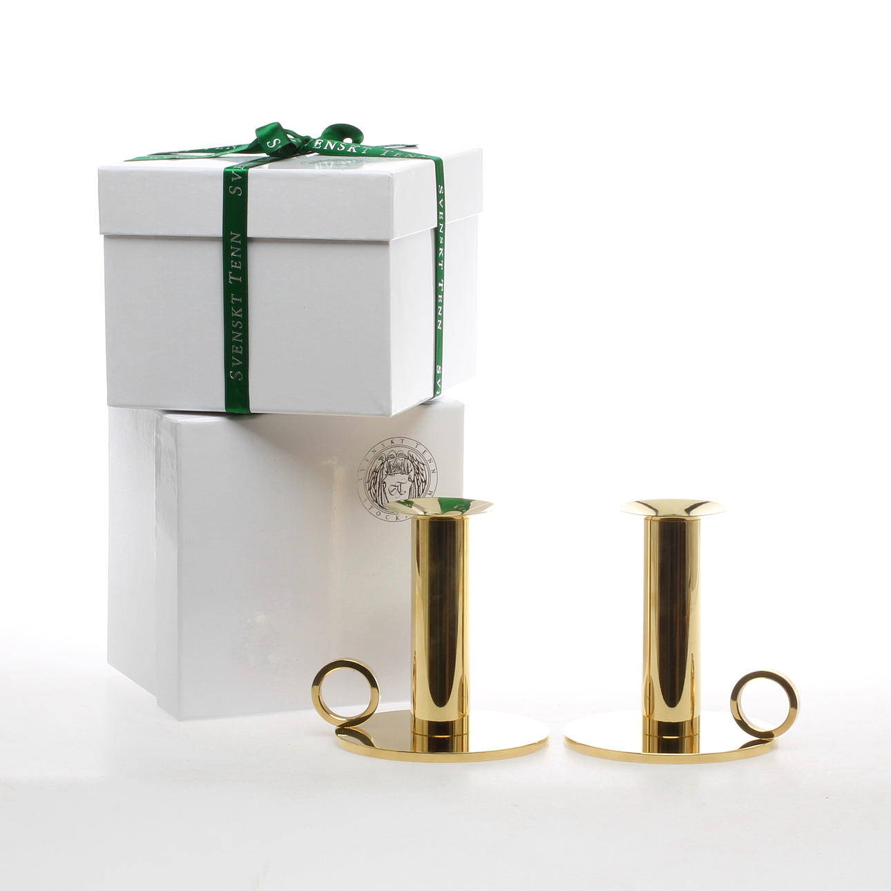 LJUSSTAKAR, ett par, "Kammarljusstake", Sigurd Persson, inköpta på Svenskt tenn.