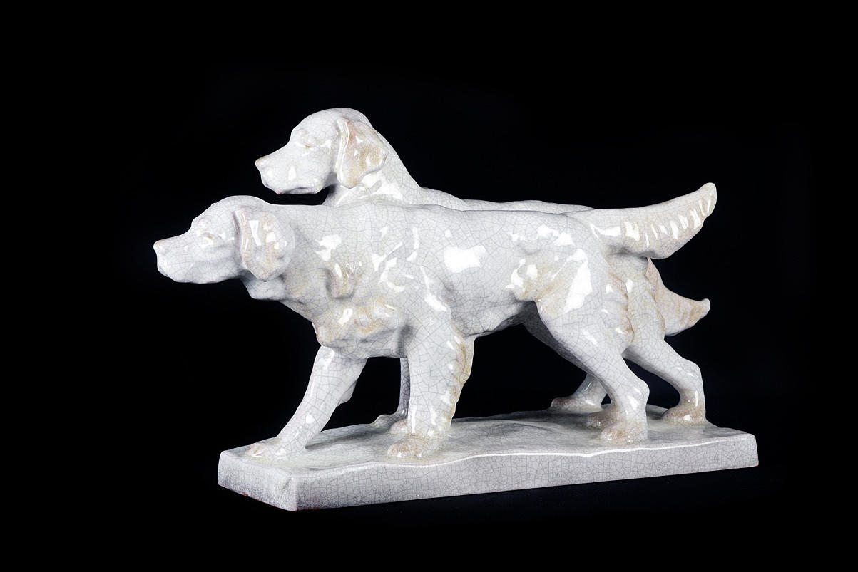 FIGURIN. 2 styck, setter.