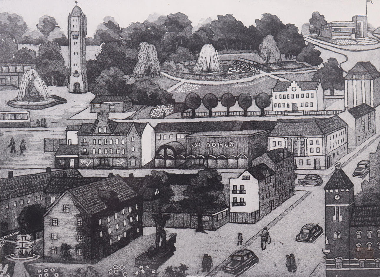 GUNHILD ANDERSSON, tryck, Trelleborg.