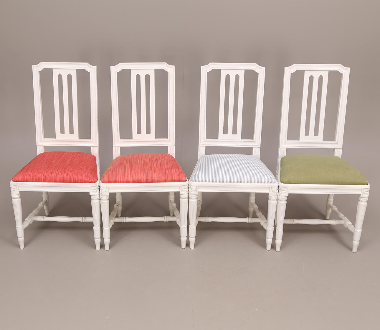 STOLAR, 4 st, gustaviansk stil, England, 1990-tal.