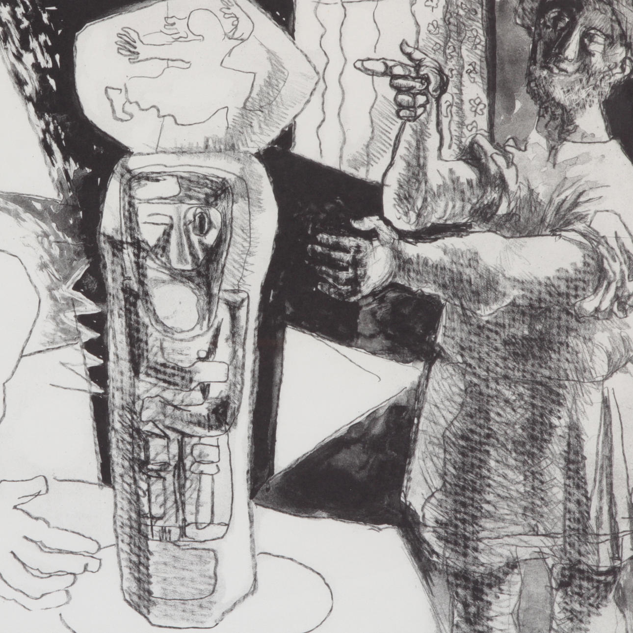 BROR MARKLUND. Litografi, signerad samt numrerad 10/50.